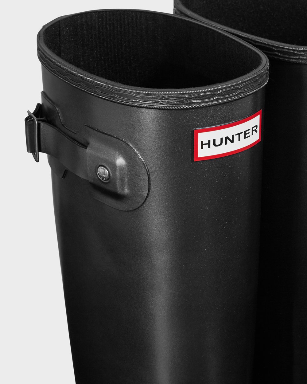 Womens Tall Rain Boots - Hunter Original Pearlized (83EVQTRXN) - Black